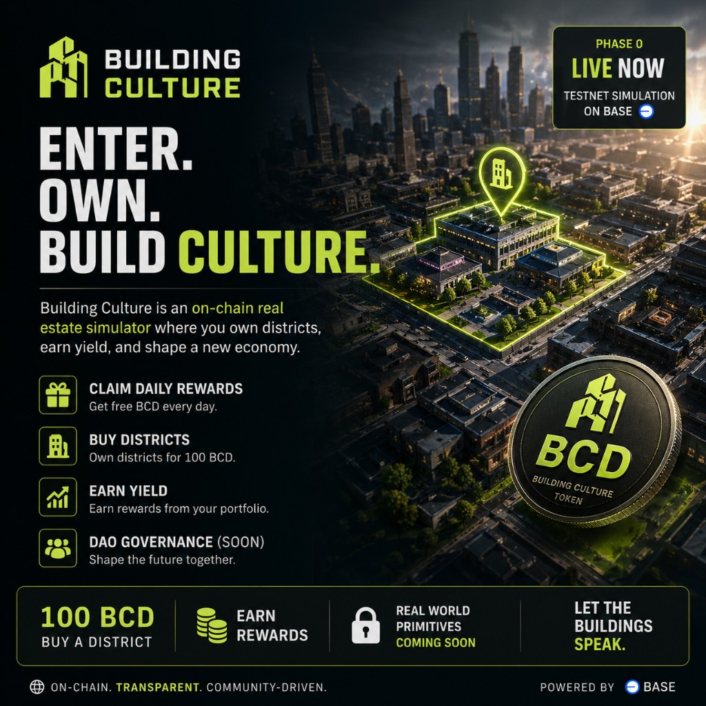 Build Culture Genesis vault pass visual